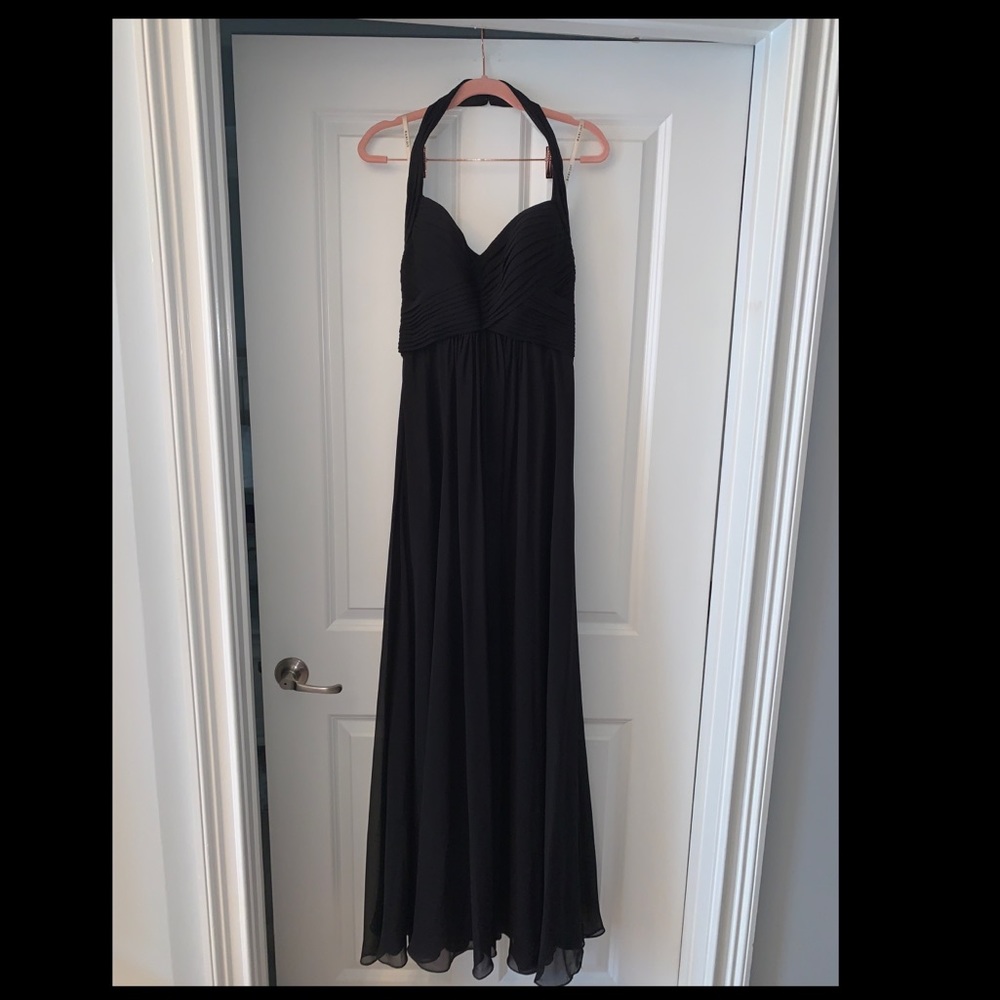 Bari Jay Black Halter Dress Size 8